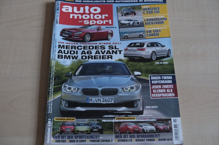 Deckblatt Auto Motor und Sport (11/2011)